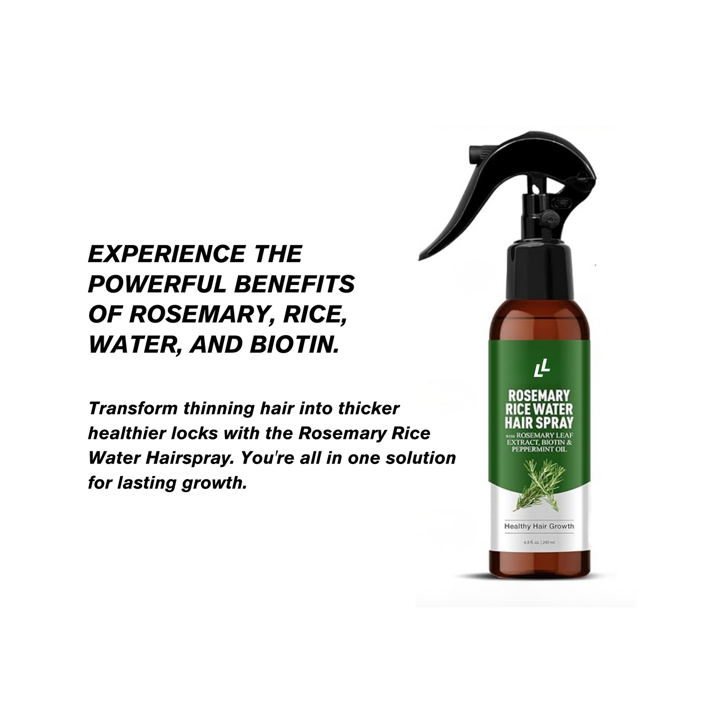 Rosemary Rice Water Hair Spray