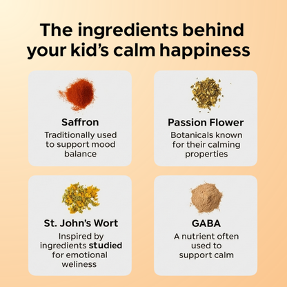 Happy Chews: Saffron Gummies for Calmer, More Focused Kids